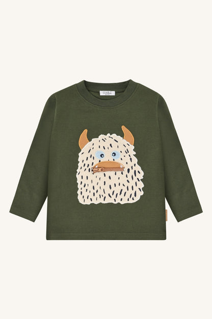 Hust&Claire Langarmshirt mit süßem Monster