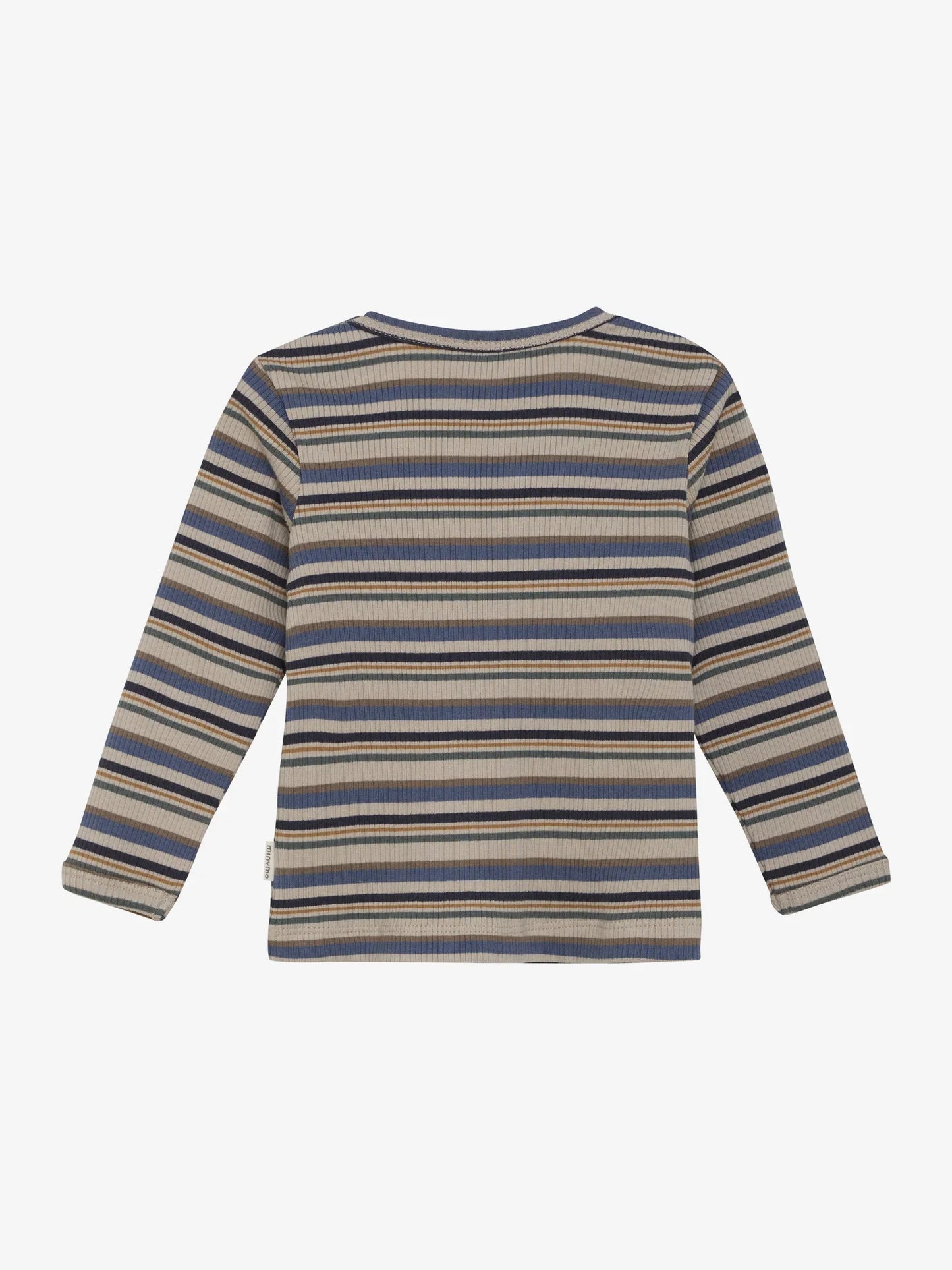 Minymo Langarmshirt gestreift gerippt