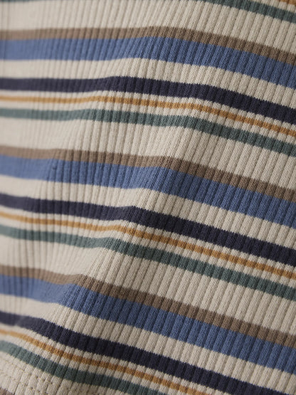 Minymo Langarmshirt gestreift gerippt
