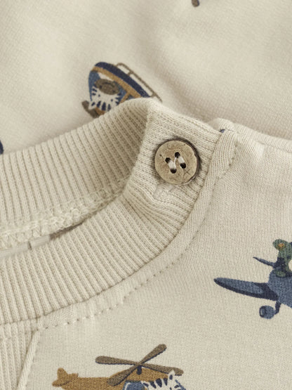 Minymo Sweatshirt mit Tierprint
