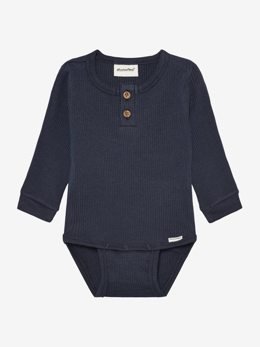 Minymo Body Langarm gerippt