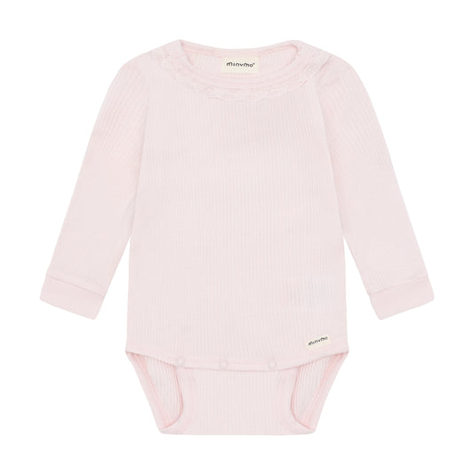 Minymo Body Langarm gerippt