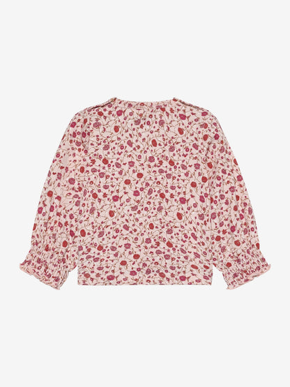 Minymo Langarmshirt mit Blümchenprint GOTS