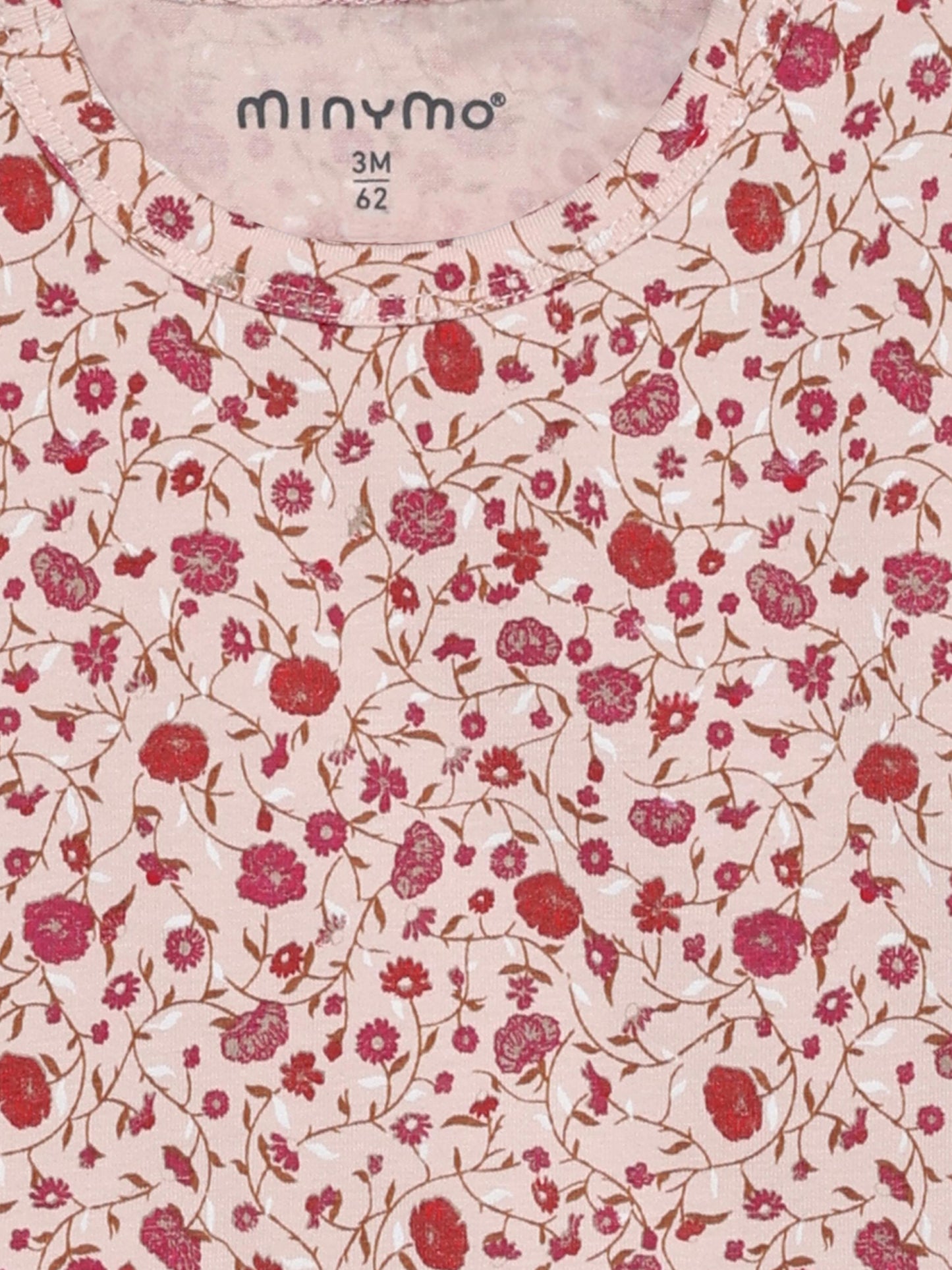 Minymo Langarmshirt mit Blümchenprint GOTS