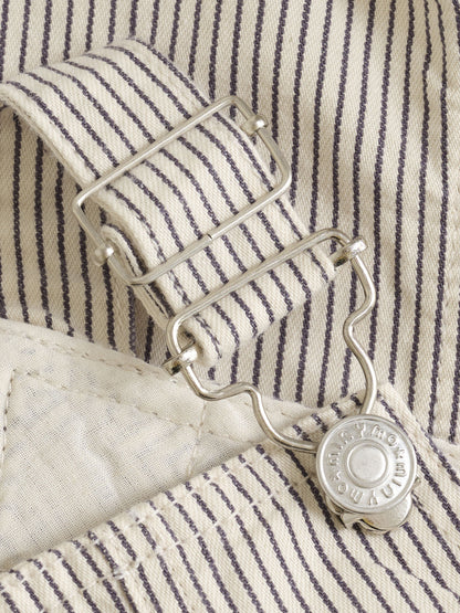 Minymo Latzhose mit feinen Streifen