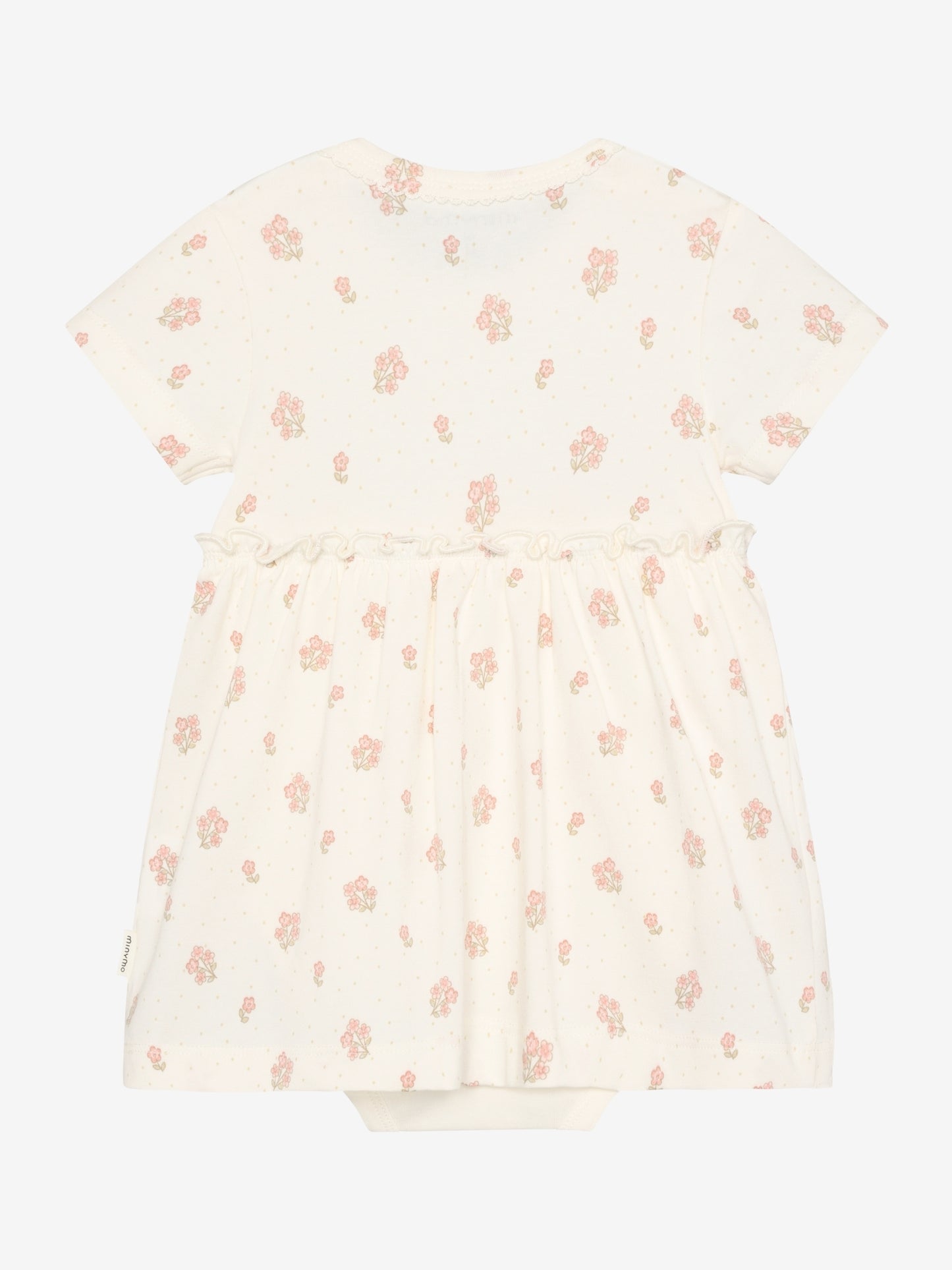 Minymo Bodykleid mit Blümchenprint GOTS