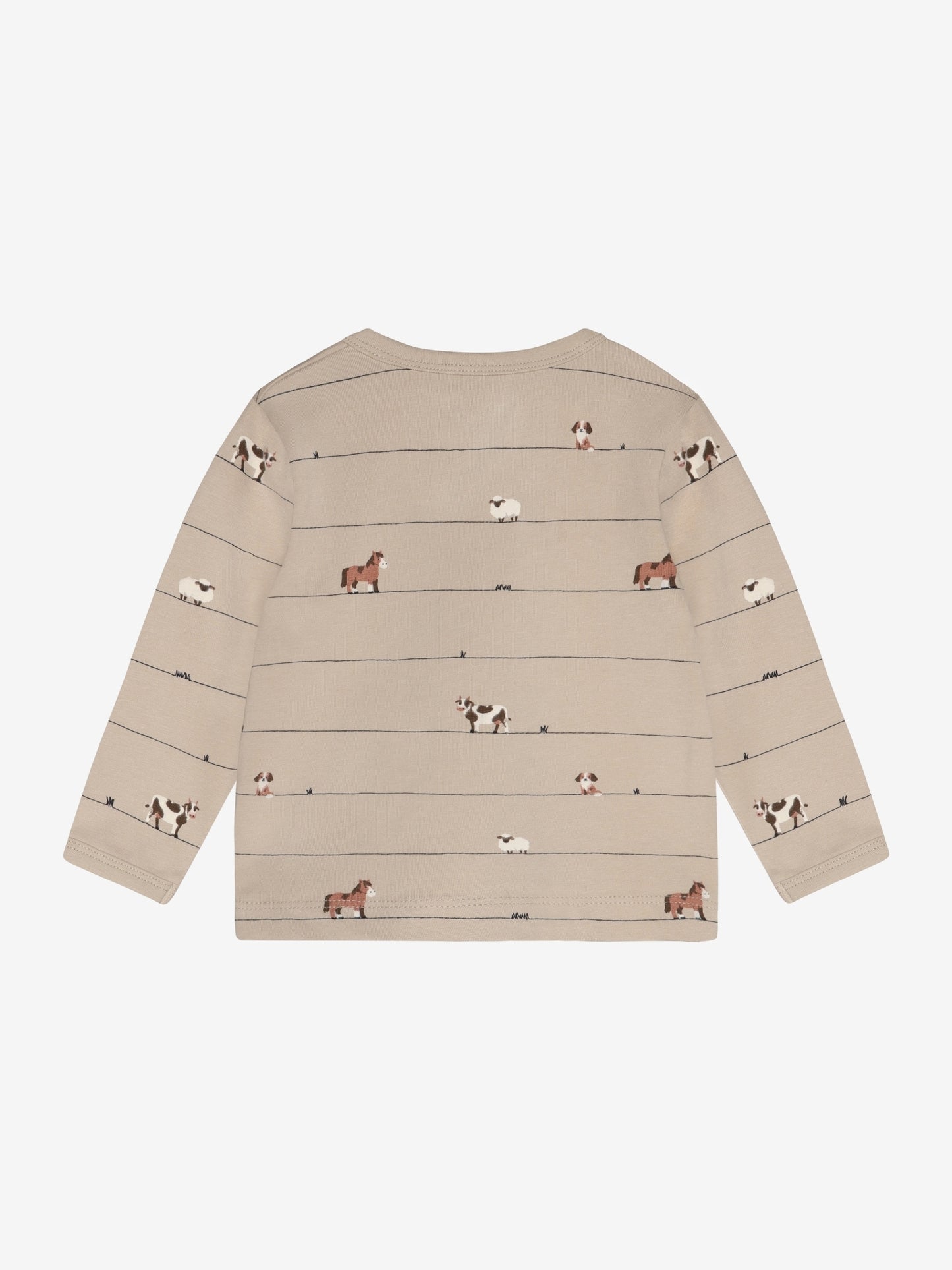 Minymo Langarmshirt mit Tierprint