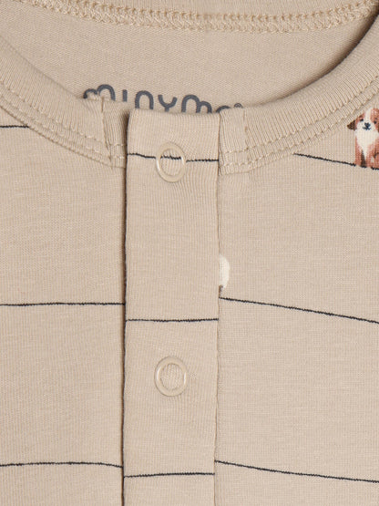 Minymo Langarmshirt mit Tierprint