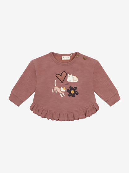 Minymo Sweatshirt mit Applikation