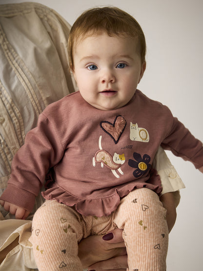 Minymo Sweatshirt mit Applikation