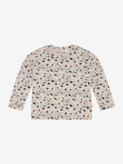 Minymo Langarmshirt mit Alloverprint