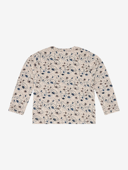 Minymo Langarmshirt mit Alloverprint