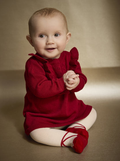 Minymo Strickkleid mit Wollanteil