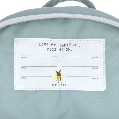 Lässig Kindergartenrucksack Tiny - Pinguin, Hellblau
