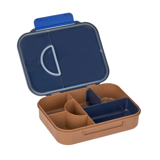 Lässig Brotdose Kinder - Bento Lunchbox, Little Gang Smile Blau