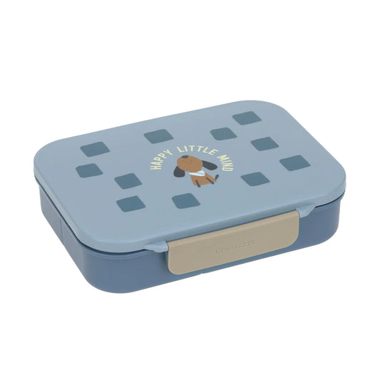 Lässig Brotdose Kinder - Bento Lunchbox, Pattern Party Blau