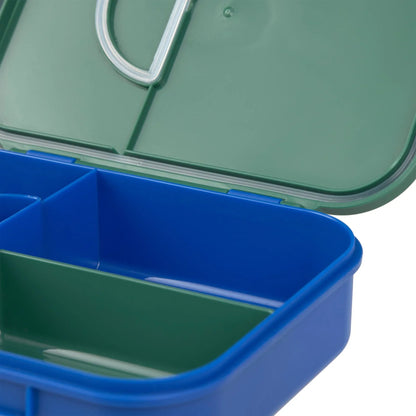 Lässig Brotdose Kinder - Bento Lunchbox, Little Gang Regenbogen Grün