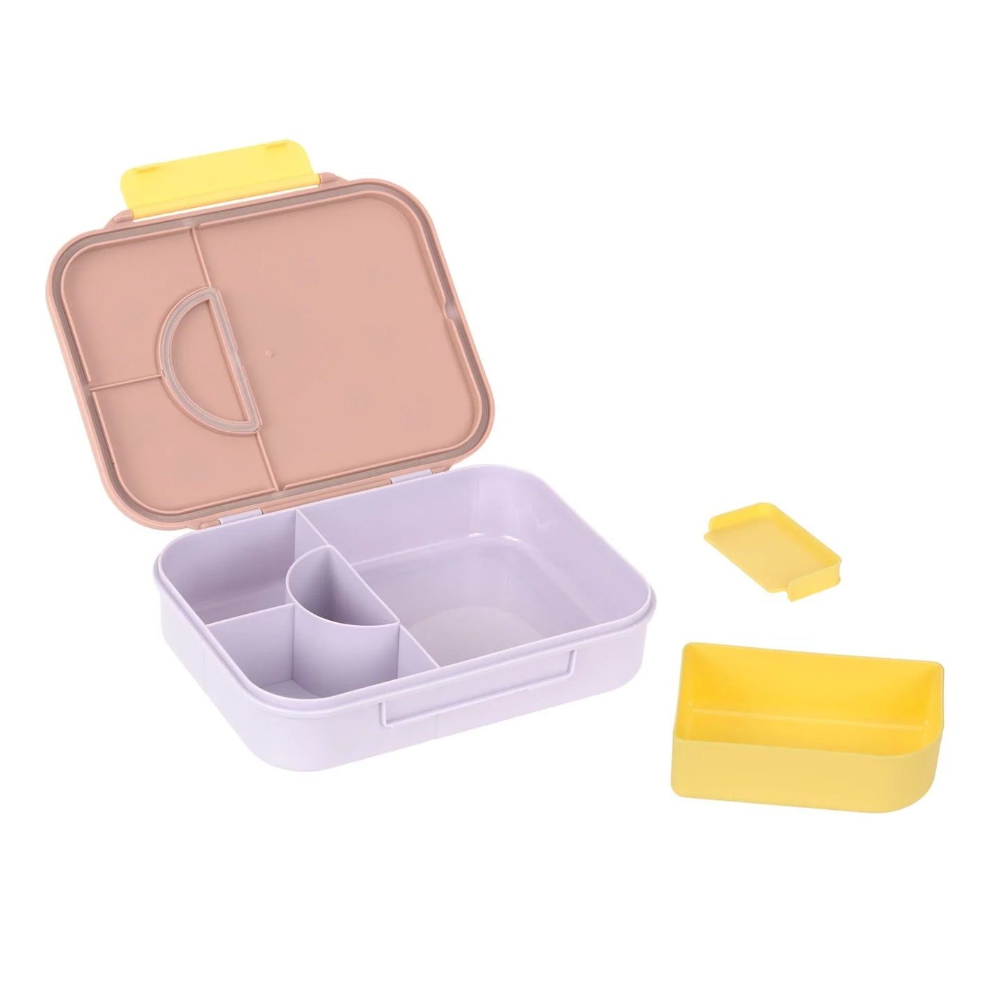 Lässig Brotdose Kinder - Bento Lunchbox, Pattern Party Blau