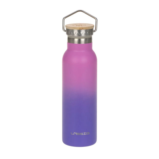 Lässig Edelstahl Kinder Trinkflasche 460 ml - Unique Gradient, purple