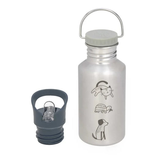 Lässig Edelstahl Kinder Trinkflasche - Happy Prints 0,5l