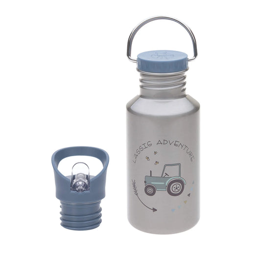 Trinkflasche - Bottle Stainless Steel, Adventure Tractor, von Lässig