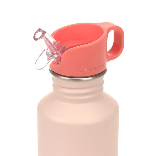 Lässig Edelstahl Kinder Trinkflasche 500 ml - Sunny Explorer, Rosa