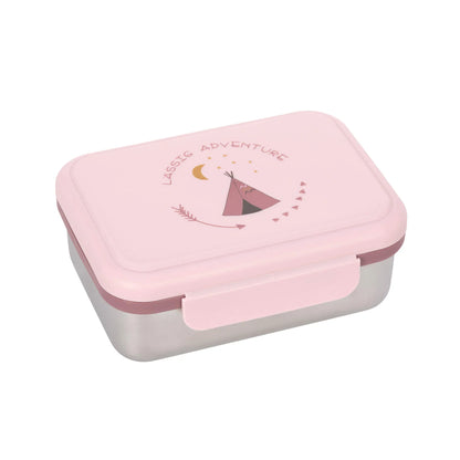 Kinder Brotdose Edelstahl - Lunchbox, Adventure Tipi von Lässig