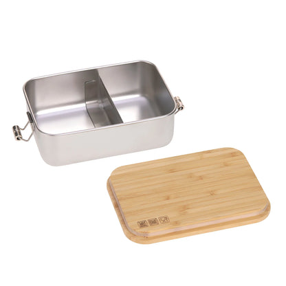 Lässig Brotdose Kinder - Edelstahl Lunchbox, Happy Prints