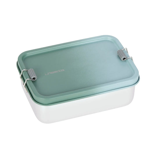 Lässig Brotdose Kinder - Edelstahl Lunchbox, Unique, Grün