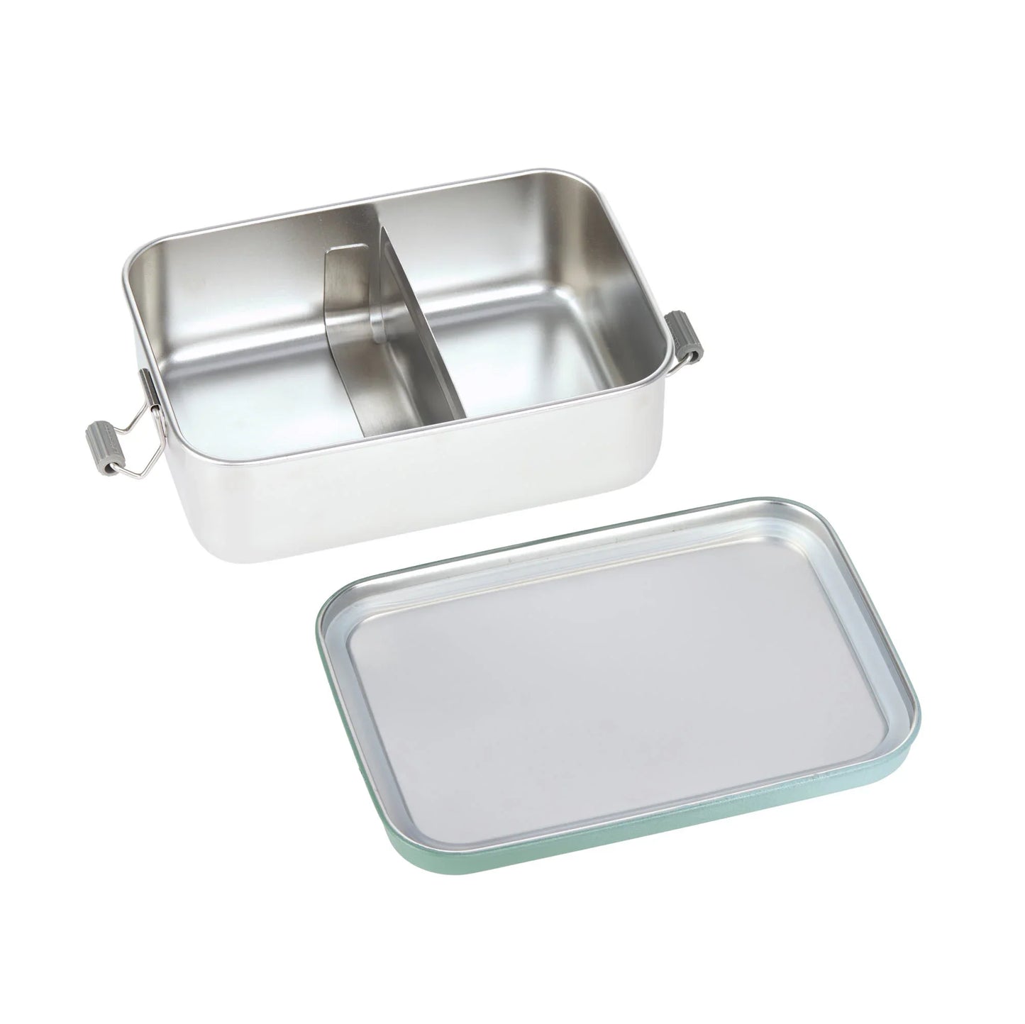 Lässig Brotdose Kinder - Edelstahl Lunchbox, Unique, Grün