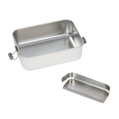 Lässig Brotdose Kinder - Edelstahl Lunchbox, BOLD, Rainbow Bunt