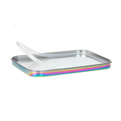 Lässig Brotdose Kinder - Edelstahl Lunchbox, BOLD, Rainbow Bunt