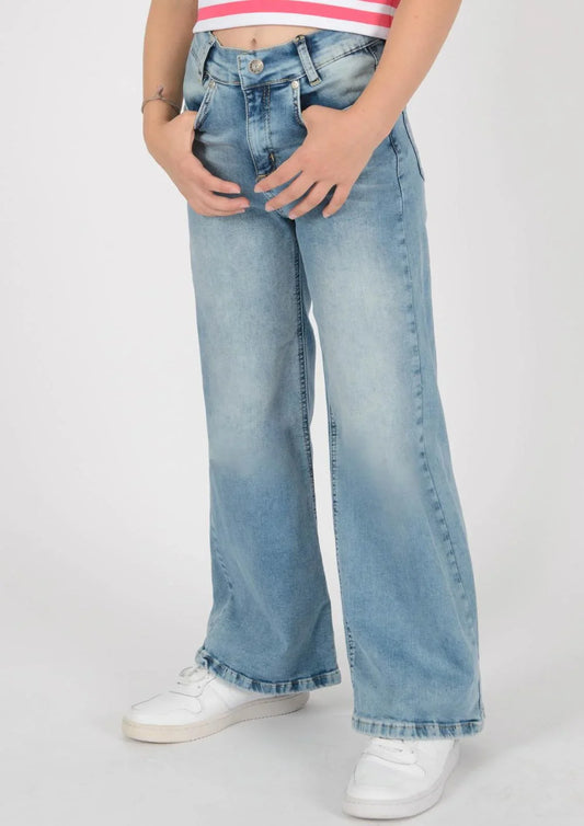 Blue Effect Wide Leg Jeans
