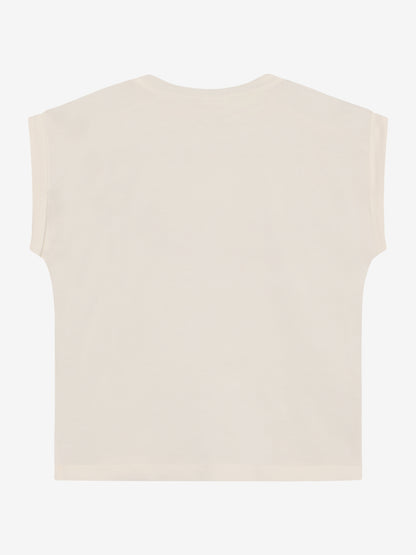 Minymo T-Shirt mit kleinem Paillettenprint