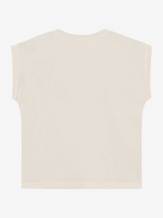 Minymo T-Shirt mit kleinem Paillettenprint