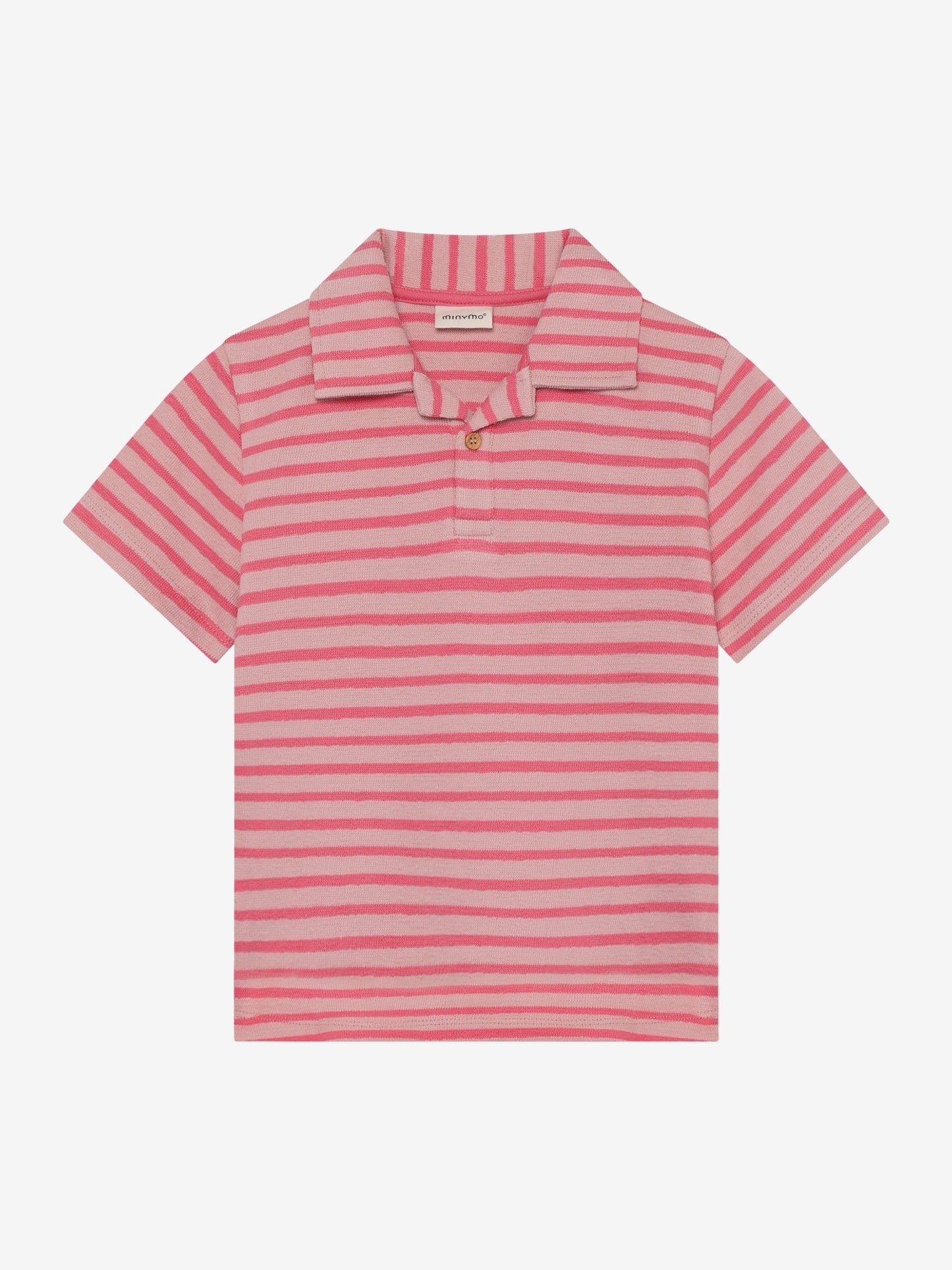 Minymo Gestreiftes Poloshirt GOTS