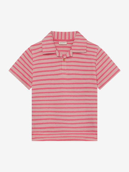 Minymo Gestreiftes Poloshirt GOTS