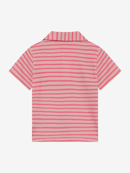 Minymo Gestreiftes Poloshirt GOTS