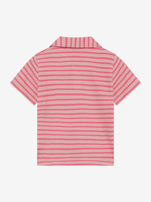 Minymo Gestreiftes Poloshirt GOTS