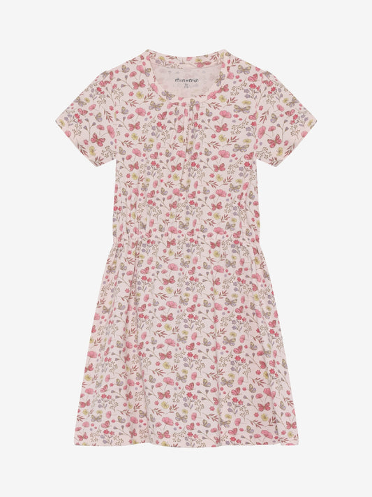 Minymo Kleid Kurzarm mit Blümchenprint