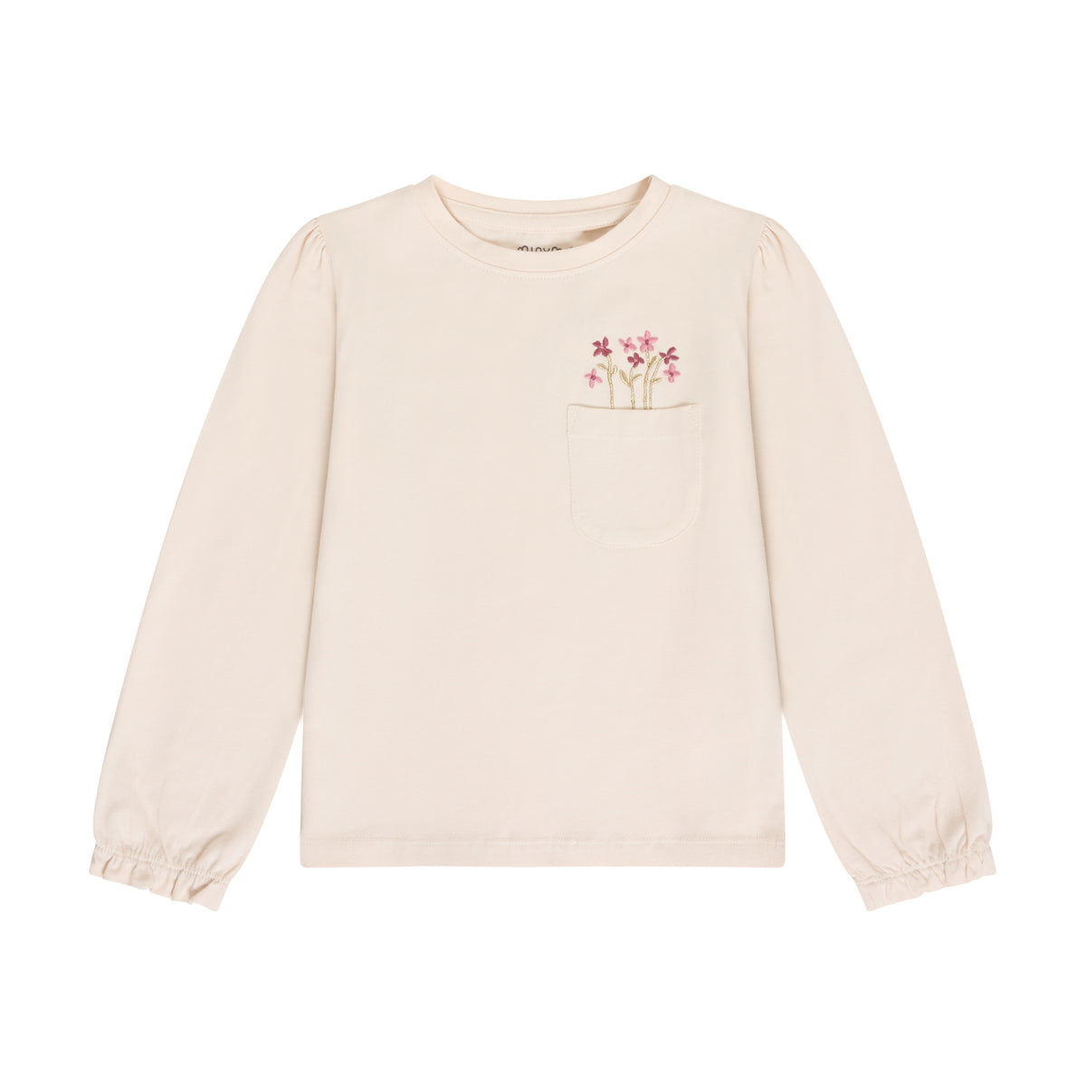 Minymo Langarmshirt mit Stickerei GOTS