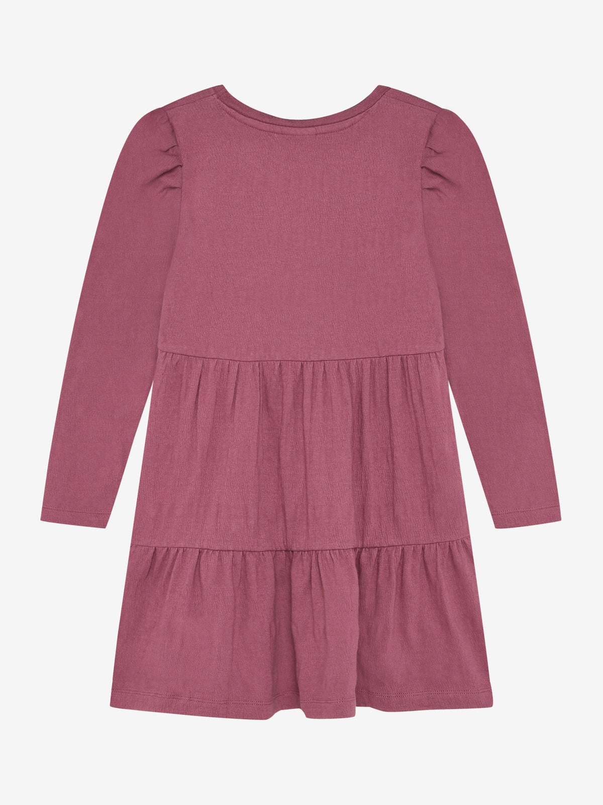 Minymo Langarmkleid Crushed Berry – Rückansicht