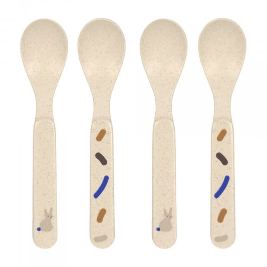 Lässig Kinderlöffel Set (4 Stk), Little Mateys Royal Blau