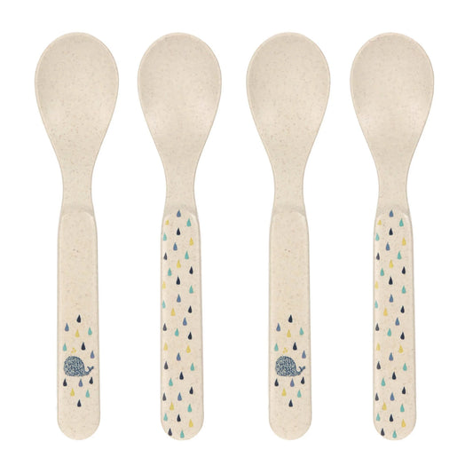 Löffel - Spoon Set PP Cellulose, Little Water Whale von Lässig