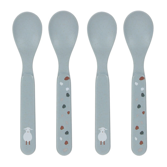 Löffel - Spoon Set PP Cellulose, Tiny Farmer Sheep Goose, von Lässig