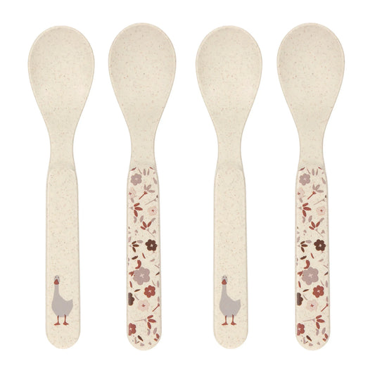 Löffel - Spoon Set PP Cellulose, Tiny Farmer Sheep Goose, von Lässig
