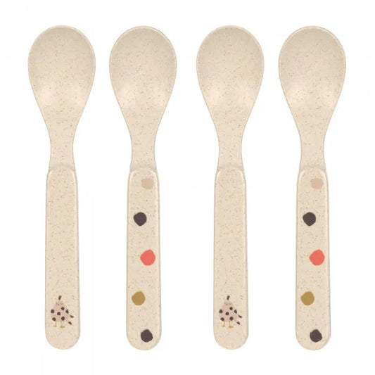Lässig Kinderlöffel Set (4 Stk), Little Mateys Spicy Orange