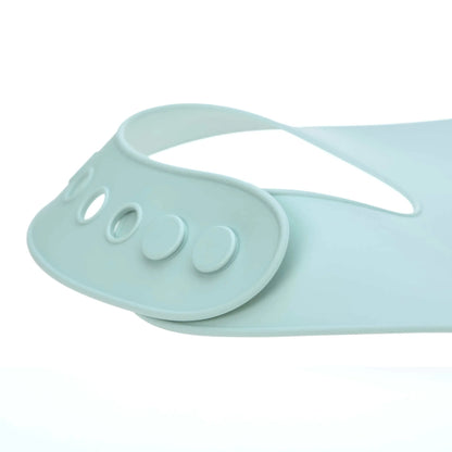 LÄSSIG Silikon Lätzchen - Silicone Bib, Little Chums Mouse Blue