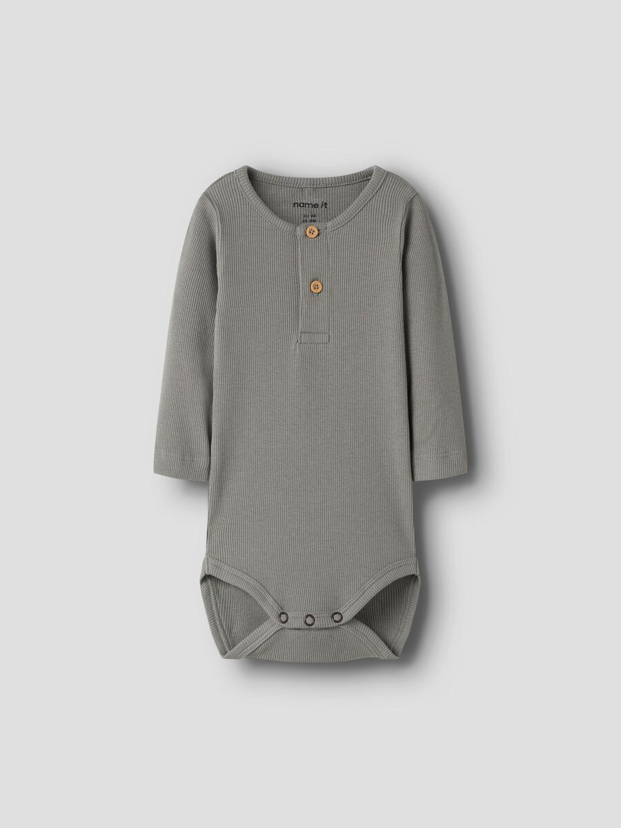 Name it Body Langarm basic gerippt