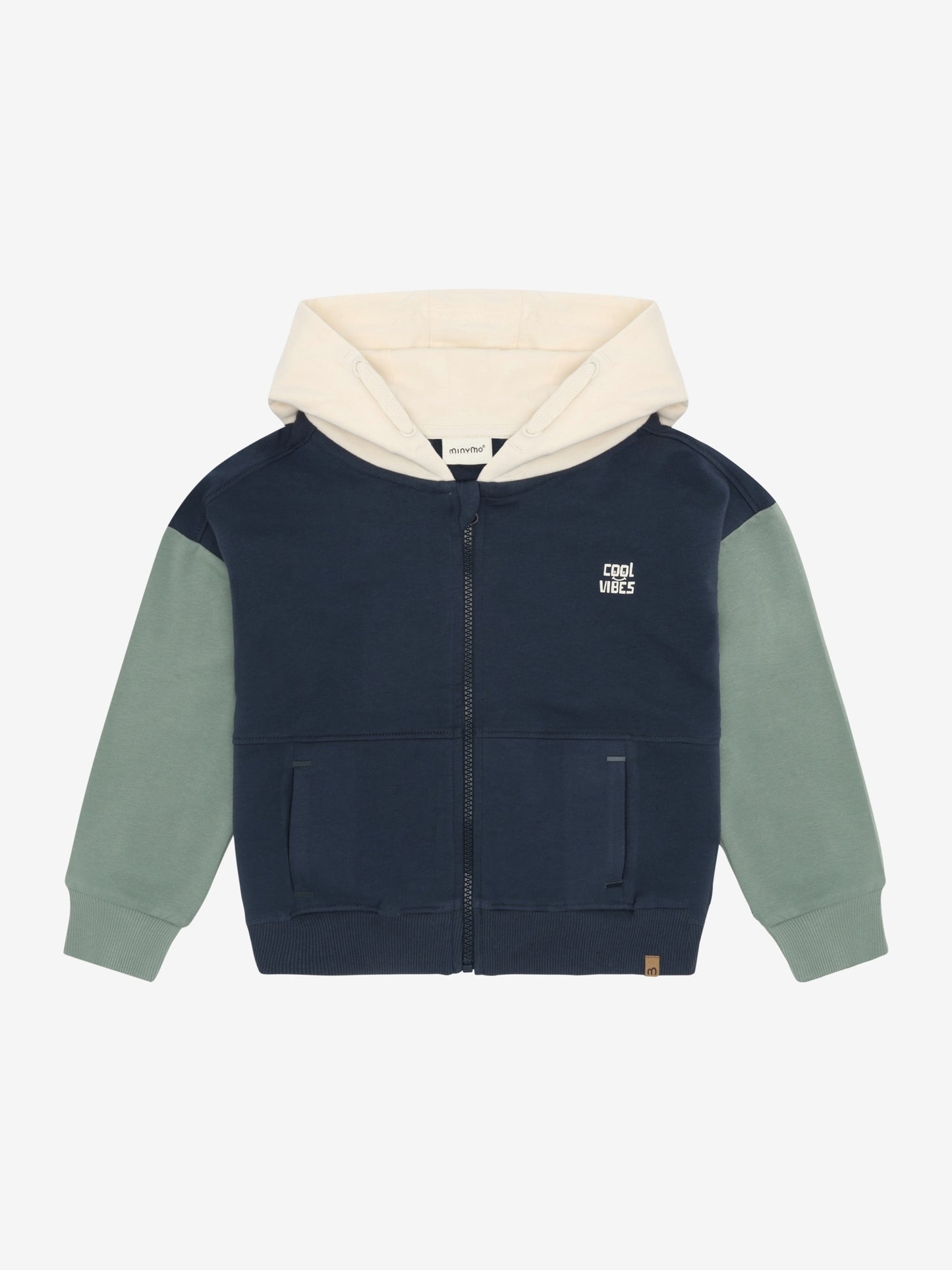 Minymo Sweatjacke mit Kapuze GOTS